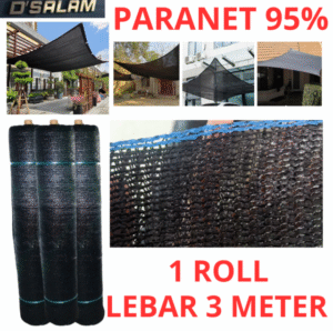 Jaring Paranet 95% Grade A (1Roll 100 x 3M) Jaring Peneduh Anti UV