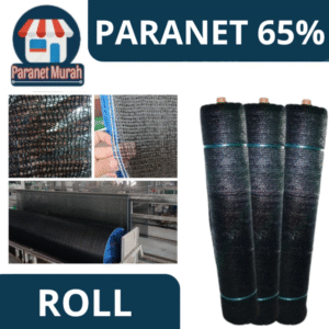 Jaring Paranet 65% (1ROLL) 100 meter x Lebar 3 meter ANTI PANAS UV