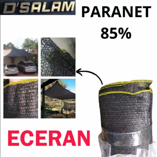 JARING PARANET 85% Import LEBAR 3 METER eceran dekorasi taman | peneduh anti UV