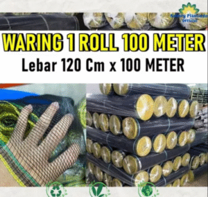 Jaring Waring Ikan 1 Roll 120 Cm x 100 Meter Jaring Pagar Kandang