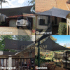 JARING PARANET 85% Import LEBAR 3 METER eceran dekorasi taman | peneduh anti UV